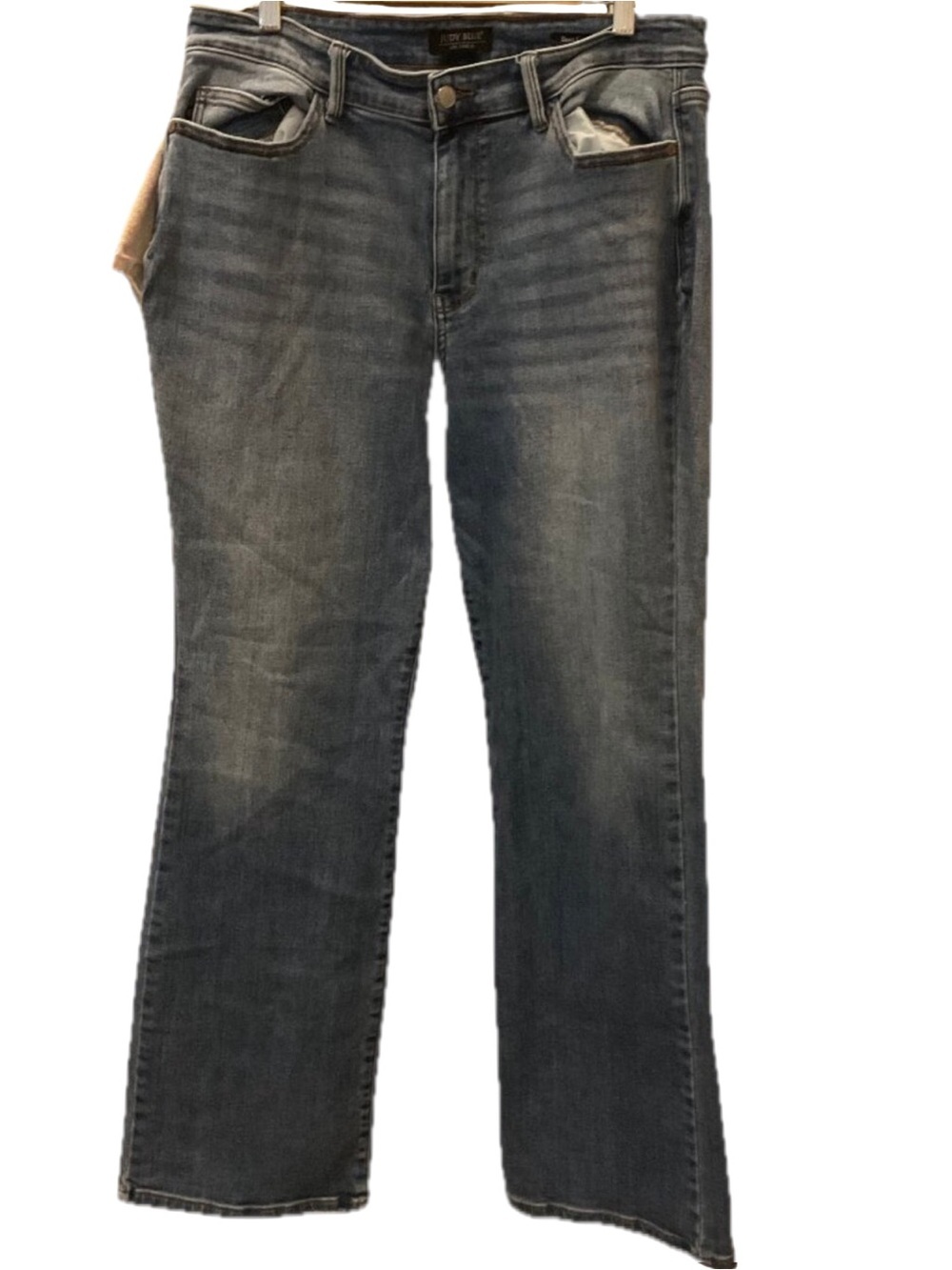 Judy Blue High Rise Bootcut Jeans | Grey-Blue Wash | Size 14W | Like New |